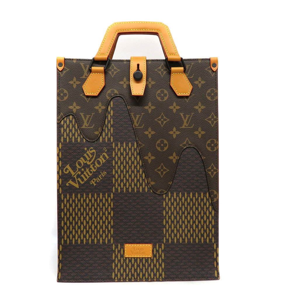 Louis Vuitton NIGO collaboration Damier Giant Tote Brown